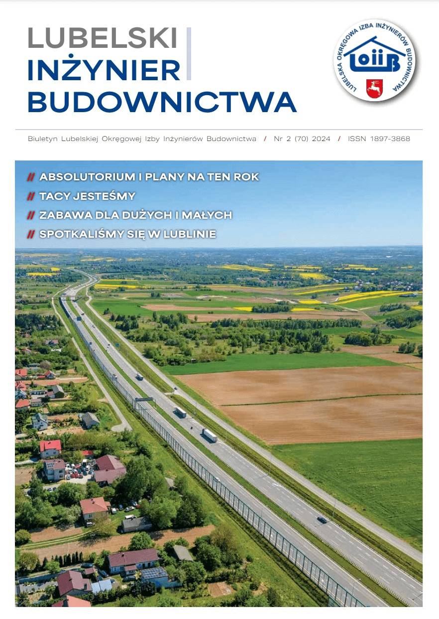 Inżynier Budownictwa okładka Lubelska Okręgowa Izba Inżynierów Budownictwa